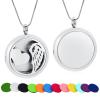 Tree of Life Aromatherapy Essential Oil Diffuser Necklace Paw Urn Pendant view 4