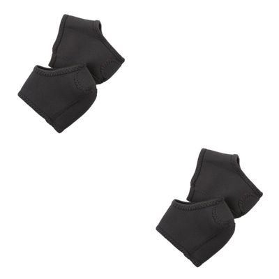 ORFOFE 4pcs -cracking Heel Sleeves Flexible Heel Cushion for High Comfortable Foot Protectors for Outdoor Use Friends