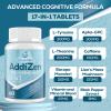 17-in-1 Brain Supplement for Memory and Focus | Natural Nootropics Brain Supplement for Brain Cognition, Energy | High Absorption | L-Theanine, Phytonutrient Blend and Vitamins B6, B12 | 2 Bottles view 3