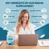 17-in-1 Brain Supplement for Memory and Focus | Natural Nootropics Brain Supplement for Brain Cognition, Energy | High Absorption | L-Theanine, Phytonutrient Blend and Vitamins B6, B12 | 2 Bottles view 4