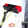 Window Cleaning Pole Water Fed Telescopic Brush Extendable Cleaner Conservatory Room Cleaning Photovoltaic and Solar Panels Brush Head (Color : 5m/16.4ft, Size : 30Cm Brush Head) view 1