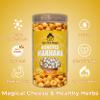 Ajji's Nut Magic Roasted Makhana Magical Cheese & Healthy Herbs | Flavored Healthy & Crunchy Snacks | Puffed Kernels Fresh Fox Nuts, Ready to Eat | Roasted Flavored Makhana Mix lotus seeds | Savory Snack, Crunchy & Flavorful (Pack of 1) view 4