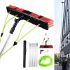 Cleaning Brush Window Cleaning Pole/Water Fed Telescopic Brush/Extendable Cleaner Conservatory Roof Suitable for Photovoltaic Panel Cleaningtrucks Windows, 10M/33Ft view 1