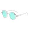 SightPerk Retro Round Ultraviolet-Proof Outdoor use Tinted Reading Glasses for Men and Women (Transparent & Green, 1, x) view 1