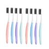 GARVALON 8pcs Bamboo Charcoal Nano Toothbrush Soft Bristles for Men and Women Ergonomic Design for Oral Care Random Colors Packaging view 1
