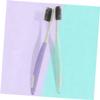 GARVALON 8pcs Bamboo Charcoal Nano Toothbrush Soft Bristles for Men and Women Ergonomic Design for Oral Care Random Colors Packaging view 2