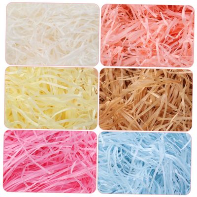 BEBEMOKO 20g Colored Raffia Paper Shred Filler for Candy Chocolate Packaging Bag for Birthdays Weddings Anniversaries and Festive Occasions