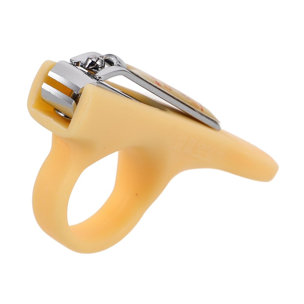 Beatifufu Foldable Nail Clipper Ergonomic Boy Girl Nail Trimmer for Safe Easy Grooming Small for Boy Girl Light Yellow