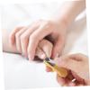 Beatifufu Foldable Nail Clipper Ergonomic Boy Girl Nail Trimmer for Safe Easy Grooming Small for Boy Girl Light Yellow view 4