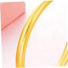 TOGEVAL Alluvial Sandblasting Wristband Brass Gold-plated Inherit Bracelet Eco-friendly Women's Bracelet view 2