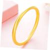 TOGEVAL Alluvial Sandblasting Wristband Brass Gold-plated Inherit Bracelet Eco-friendly Women's Bracelet view 4