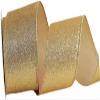 1 Rolls Christmas Ribbons Xmas Ribbons Festival Ribbon Xmas Theme Ribbons Gift Wrapping Ribbon DIY Crafts Ribbon for Xmas Festival DIY Crafts Party Supplies - Gold view 1