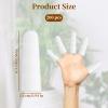 200 pcs Cotton Finger Cots - Cloth Finger Cots Finger Toe Sleeves Fingertips Protective Cover, White Finger Cots Finger Protectors, Thumb Protector for Finger Tips Comfortable and Breathable(White) view 2