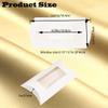 80 Pcs Pillow Gift Boxes with Windows,Kraft Paper Mini Pillow Packaging Box, Creative Favor Box Folding Treat Boxes with Clear Window for Bakery Candy Chocolate Jewelry Display Wedding Party Favor view 2