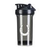 A Horseshoe 18 Ounce Shaker Cup,Fashion Theme Pattern Shaker Bottle Leak-proof Workout Shake Bottles 500ML/18 oz Perfect for Pre Workout Black 0 view 1