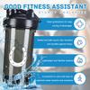 A Horseshoe 18 Ounce Shaker Cup,Fashion Theme Pattern Shaker Bottle Leak-proof Workout Shake Bottles 500ML/18 oz Perfect for Pre Workout Black 0 view 2