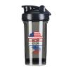 America Grown With Philippines Roots 18 Ounce Shaker Cup,Fashion Theme Pattern Shaker Bottle Leak-proof Workout Shake Bottles 500ML/18 oz Perfect for Pre Workout Black 0 view 1