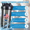 America Grown With Scotland Roots 18 Ounce Shaker Cup,Fashion Theme Pattern Shaker Bottle Leak-proof Workout Shake Bottles 500ML/18 oz Perfect for Pre Workout Black 0 view 2
