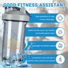 Cambodian Buddha Palace 5 18 Ounce Shaker Cup,Fashion Theme Pattern Shaker Bottle Leak-proof Workout Shake Bottles 500ML/18 oz Perfect for Pre Workout Gray 0 view 2