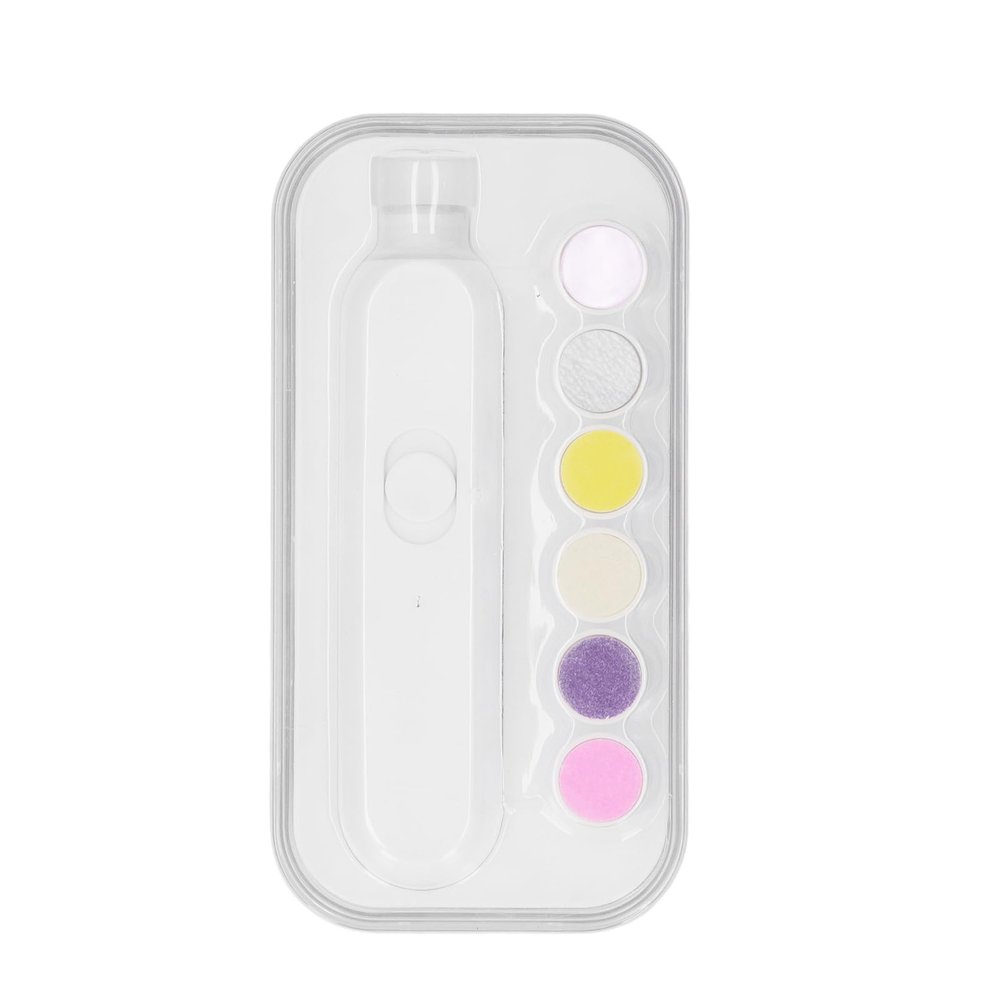 GRCFUMO Baby Nail File, Electric Baby Nail Care Set with Extra 6 Replacement Pads, Portable Nail File Baby Grooming Kit for Newborn Toddler