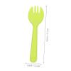 NineLife Basics 100Pcs Plastic Serving Utensils Forks Spoons Knife Disposable Mini for Party Ice Cream Desserts Easy to Carry view 2