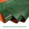 M METERXITY 20 Sheets Flower Wrapping Paper Bouquet 23 Inch Double-Sided Bronze & Turquoise BOPP Waterproof Floral Wrapping Paper Flower Packaging DIY for Wedding/Party/Gift Bouquet Wrap Paper view 2