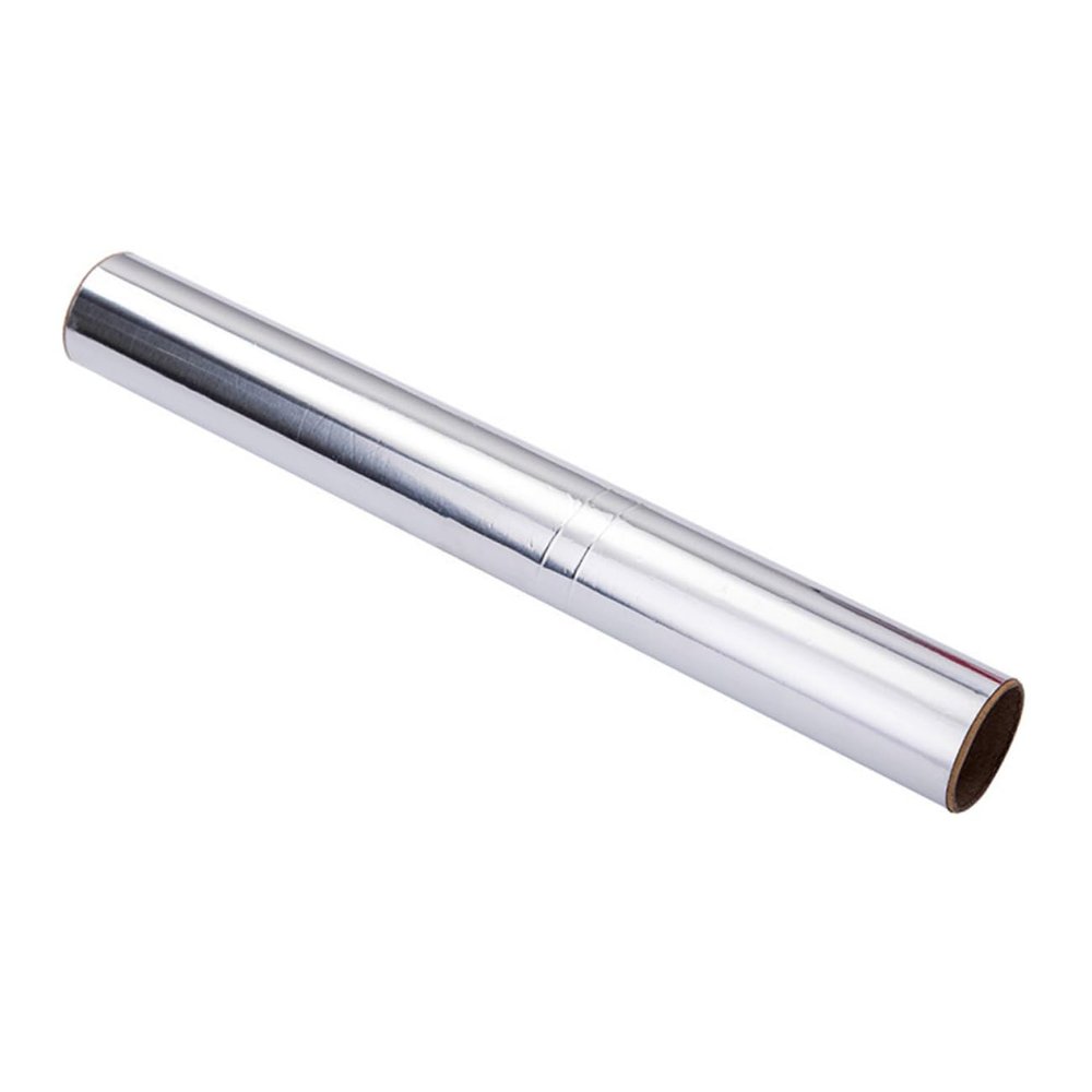 Healeved 3rolls Aluminum Foil Tinfoil for Baking Roasting Bbq Heavy Duty Tin Foil Paper Roll for Cooking and Food Storage High-temperature Resistant