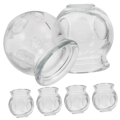 Milisten Cupping Therapy Device 6 Pack Glass Massage Cups Suction Cups for Cupping Therapy Set