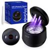 MySmile Dental Ultrasonic Retainer Cleaner Machine- 45kHz UV Denture Cleaner with 200ML Capacity for Aligner, Braces, Mouth Guard, Night Guard, Portable Dental Cleaning Pod with Digital Timer (Black) view 1