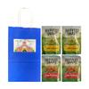 Big Top Deals USA Blue Paper Bag Multipack - Snaps Veggie Chips Tomato Basil & White Cheddar, 2 Each Flavor, 4-Pack (5.25x3.2x8 Inches) Custom Bundle view 1