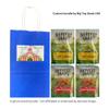 Big Top Deals USA Blue Paper Bag Multipack - Snaps Veggie Chips Tomato Basil & White Cheddar, 2 Each Flavor, 4-Pack (5.25x3.2x8 Inches) Custom Bundle view 2