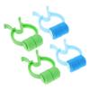 BIUDECO 4pcs Nosebleed Control Clips Durable Plastic Nose Stoppers for Epistaxis Emergency Comfortable Fit for Breathing Exercises and Nose Shaping Blue Green view 1