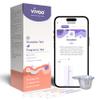 Vivoo Ovulation Test & Predictor Kit: Track Your Cycle and Test Results with Vivoo App, Includes 25 Individually Wrapped Ovulation (LH) Tests, 5 Pregnancy (HCG) Tests with 30 Cups view 1