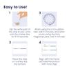 Vivoo Ovulation Test & Predictor Kit: Track Your Cycle and Test Results with Vivoo App, Includes 25 Individually Wrapped Ovulation (LH) Tests, 5 Pregnancy (HCG) Tests with 30 Cups view 2