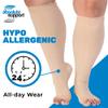 (3 Pairs) Toeless Compression Socks for Women and Men 15-20mmHg - Support Stockings for Post Surgery Recovery, Varicose Veins Circulation, Swelling, Lymphedema, Diabetic, Pregnancy - Beige, Large view 2