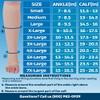 (3 Pairs) Toeless Compression Socks for Women and Men 15-20mmHg - Support Stockings for Post Surgery Recovery, Varicose Veins Circulation, Swelling, Lymphedema, Diabetic, Pregnancy - Beige, Large view 4