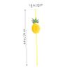ORFOFE 30pcs Pineapple Shape Straws for Drinks Fruit Straws Bachelorette Party Decorations view 2