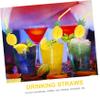 ORFOFE 30pcs Pineapple Shape Straws for Drinks Fruit Straws Bachelorette Party Decorations view 4