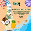 POCAS Toucan Coconut Milk Drink with Nata De Coco (9.8 oz 4 pack, Pineapple) view 4