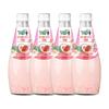 POCAS Toucan Coconut Milk Drink with Nata De Coco (9.8 oz 4 pack, Strawberry) view 1