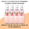 POCAS Toucan Coconut Milk Drink with Nata De Coco (9.8 oz 4 pack, Strawberry) view 3