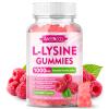 MEENCCD L-Lysine 1000mg Gummies, Lysine Supplement for Adults & Kids, Essential Amino Acid Supplement Supports Collagen Formation, Sugar-Free, Raspberry Flavor, 60 Count view 1