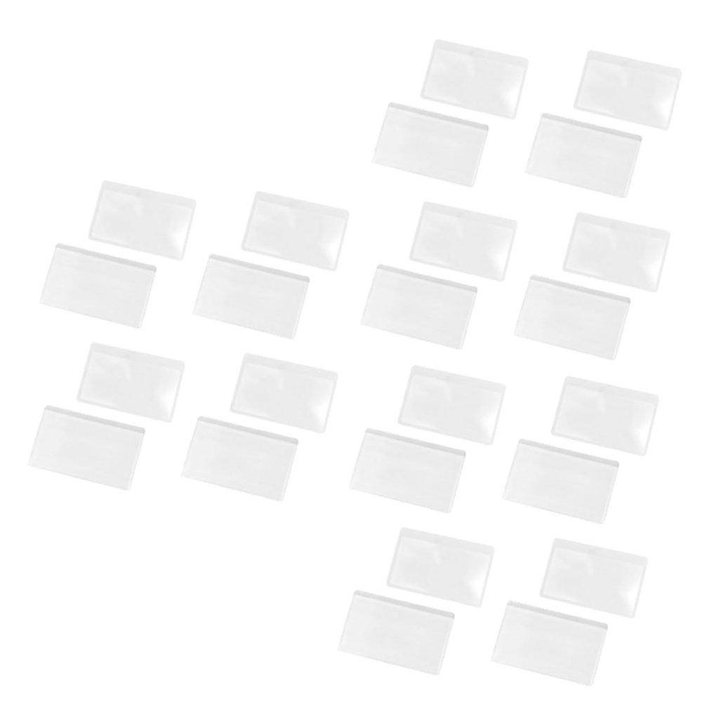 Anneome 24pcs Shaped Glasses Portable Magnifier for Close Observation of Jewelry Stamps and More Design for Everyday Use