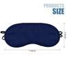 5 Pcs Eye Masks, Sleeping Mask Lightweight Shade Blindfold, Eye Covers for Sleeping Travel Sleep Party Games, Unisex (Black) view 2