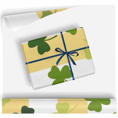 Pattern For St. Patricks Day Bulk Wrapping Paper 58 Inch X 23 Inch - Happy Birthday Lettering Gift Wrap For Kid Girl Birthday,Baby Shower,Party,Holiday(Print-10,58"x 23")