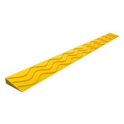 GXLGKTSTDC Threshold Ramp, Wheelchair Ramp for Doorway, Driveway Curb Ramp, Thickened and Strong, for Doorways, Bathroom, Cuttable(Yellow,3.9x1.1in/10x3cm)