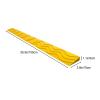 GXLGKTSTDC Threshold Ramp, Wheelchair Ramp for Doorway, Driveway Curb Ramp, Thickened and Strong, for Doorways, Bathroom, Cuttable(Yellow,3.9x1.1in/10x3cm) view 2