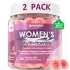 2 Pack - Womens Multivitamin Gummy, Methylated Multivitamin for Women, Biotin, Methylfolate, Iron, Collagen, Vitamins A C D, B Complex, Antioxidants for Women's Daily Support, Beauty, Immune, No Sugar view 1