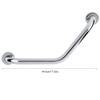 Shower Grab Bar, Shower Handles Shower Safety Bars Wall Mounted Handrail Stainless Steel Bathtub Arm Safety Handle Bath Shower Grab Tub Bar view 4