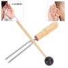 Handheld Tuning Fork Handheld Tuning Fork Tuning Fork Hammer Set, Aluminum Alloy Tuning Fork for Sound Healing Therapy 256HZ Tuning Fork with Wooden Hammer view 4